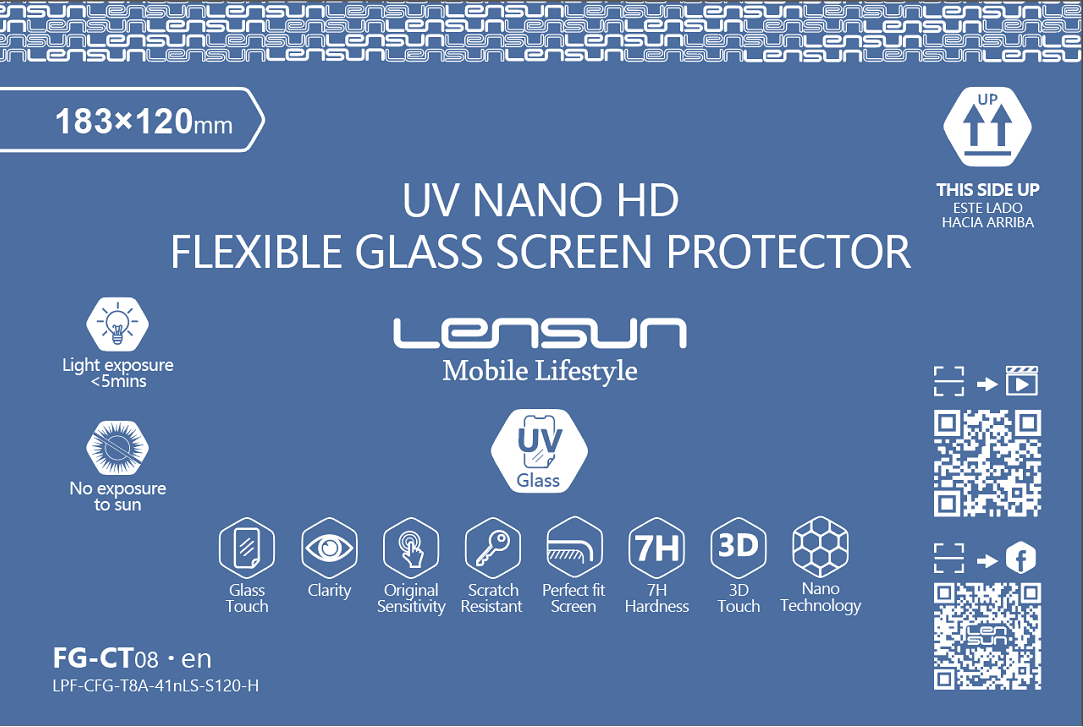 Ecr Mobile Flexible Nano Screen Protector Film Compatible with